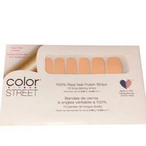 Color Street Peach Nail Strips